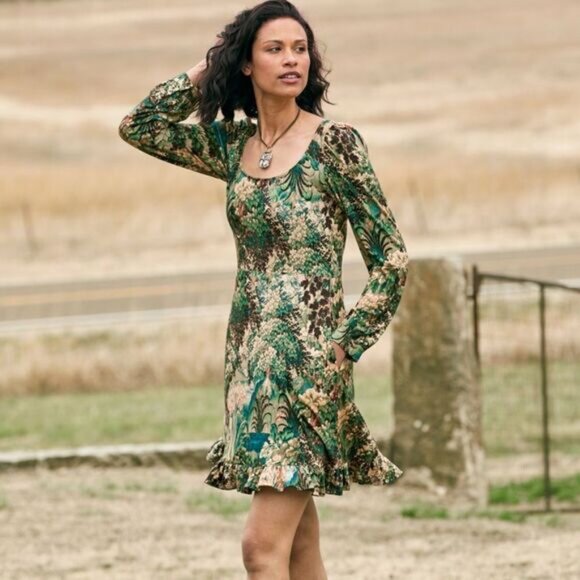 Peruvian Connections long sleeve Pastorale Dress - Picture 2 of 16